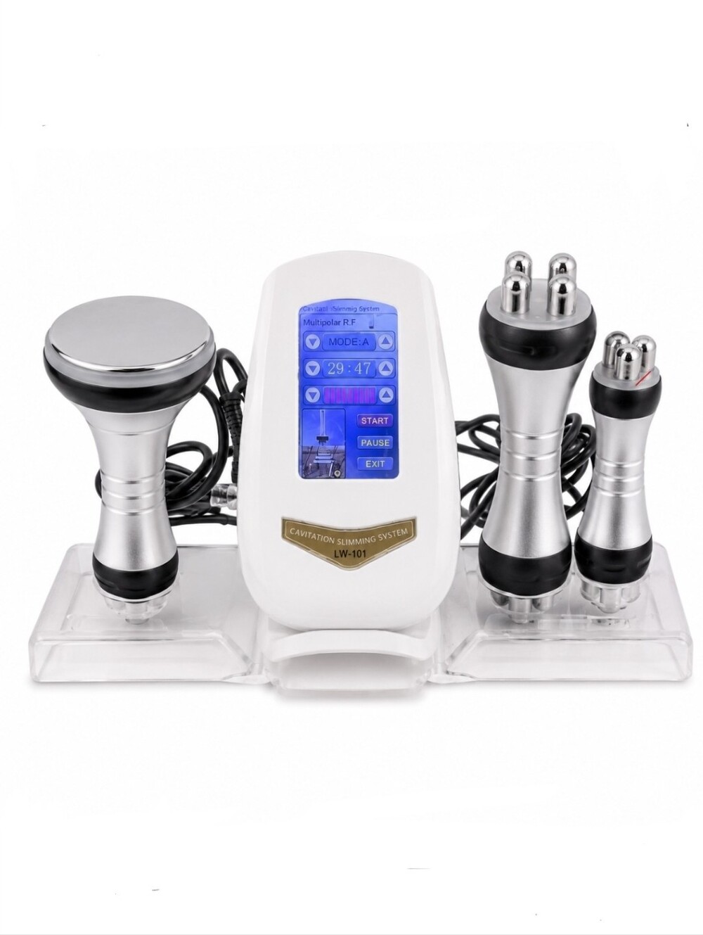 NIB 3 In 1 Cavitation Slimming System LW-101 Contouring Device Nulife Beauty